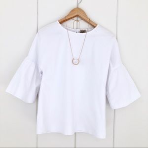White Poplin Blouse
